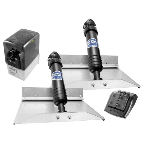 Classic Series Hydraulic Trim Tab Kit with Rocker Switch - 12V - 6BT-50000-77-00 - 129E - 5000077 - Bennett Marine